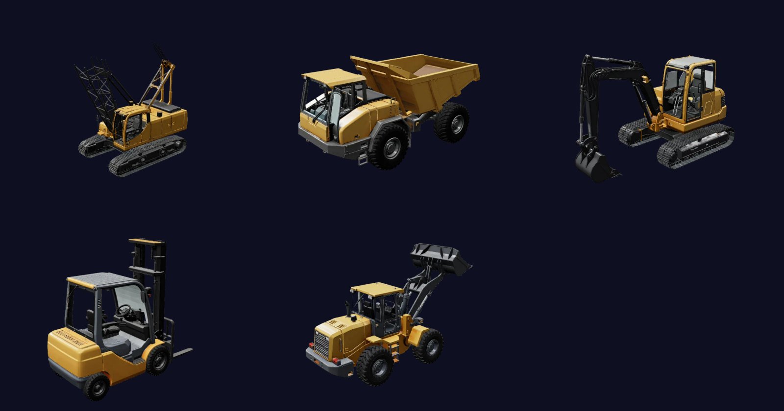 Construction Vehicles Kit