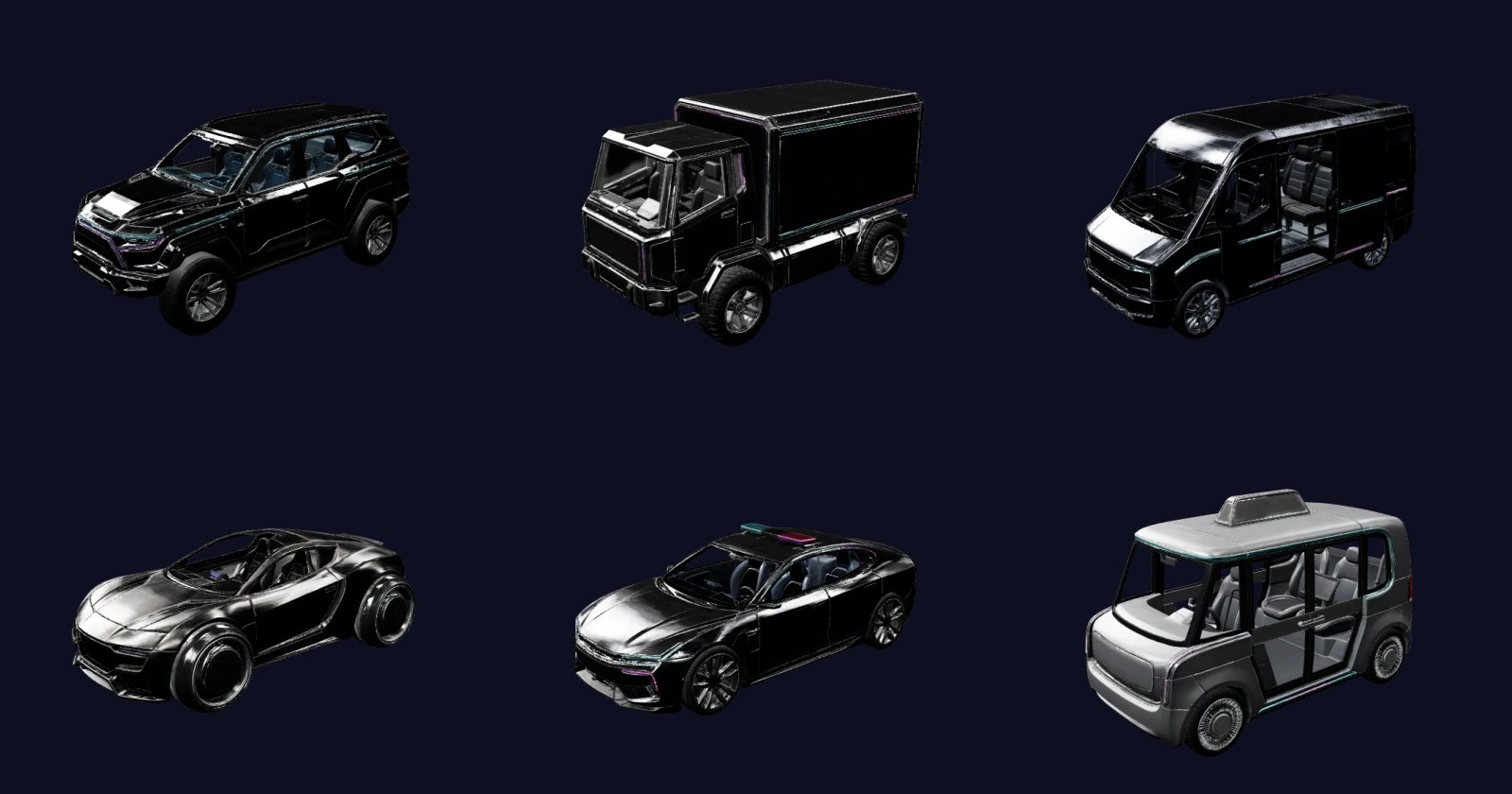 Cyberpunk Vehicles Kit