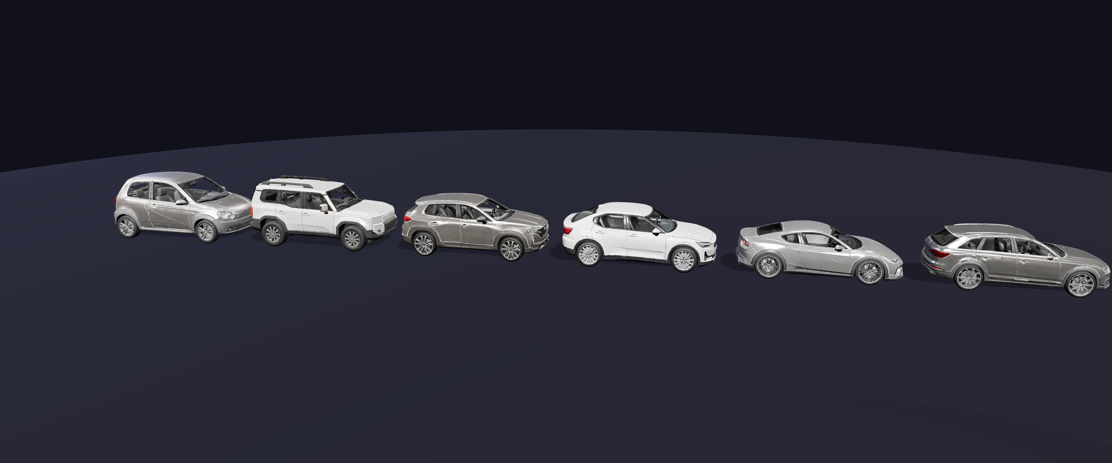 City Cars Kit — all pieces
