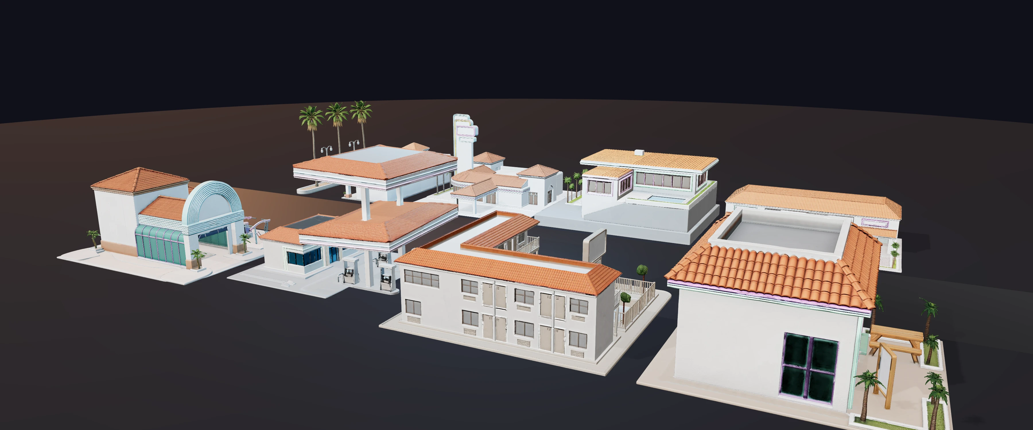 Sunset Strip Kit — all pieces