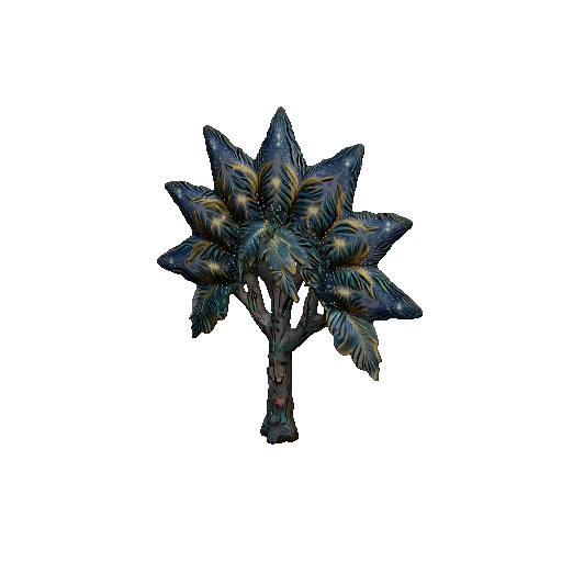 Star Shaped Palm Tree