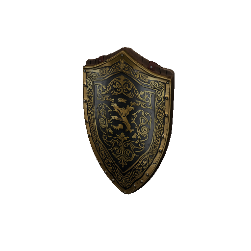 Medieval shields (engraved)