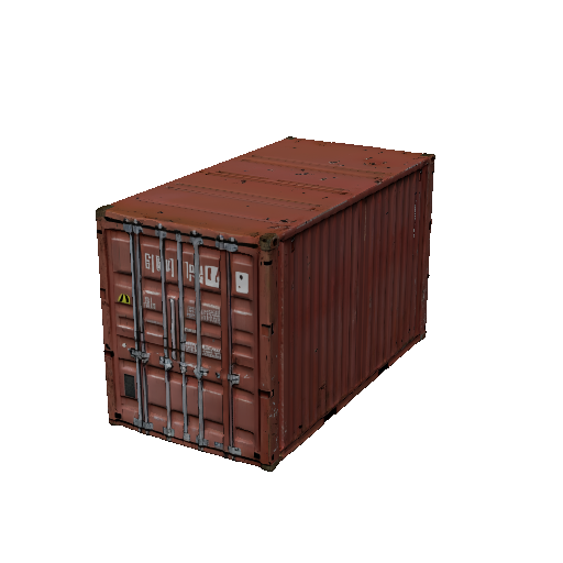 Steel shipping container