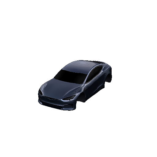 Electric Plaid Sedan