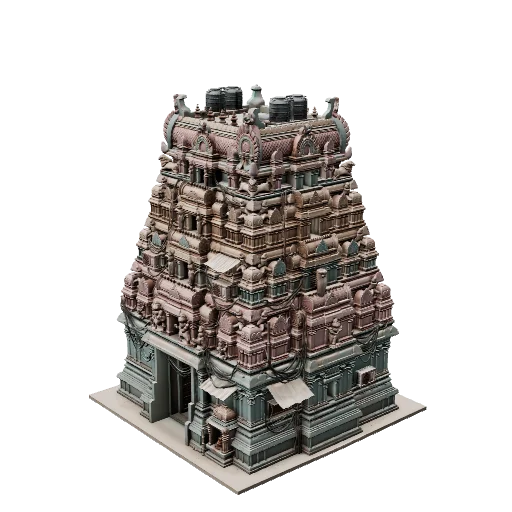 Painted Temple Gate