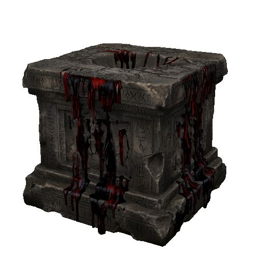 Stone Altar with Drips