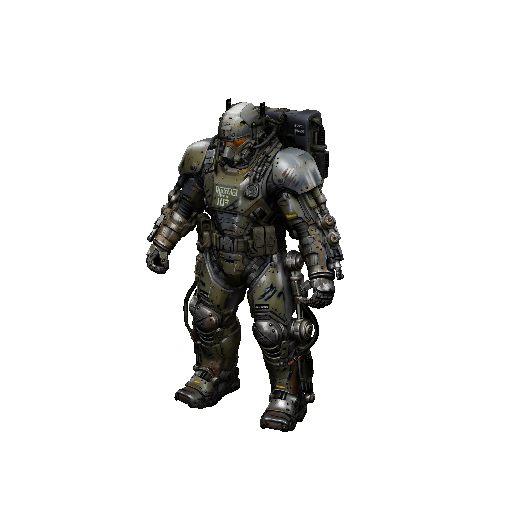 Character Heavy Exo Suit Marine