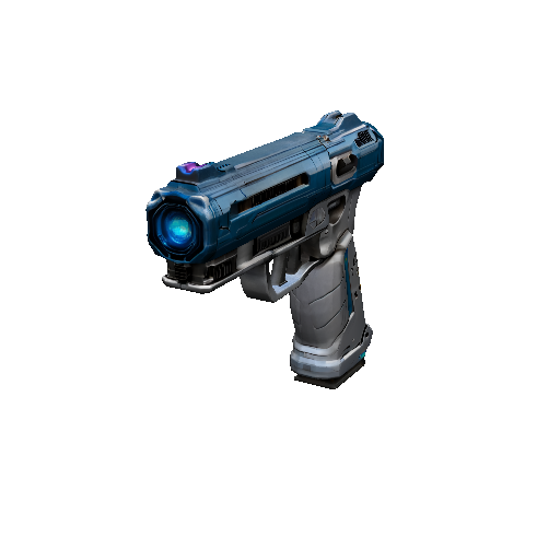 Sci fi plasma pistol