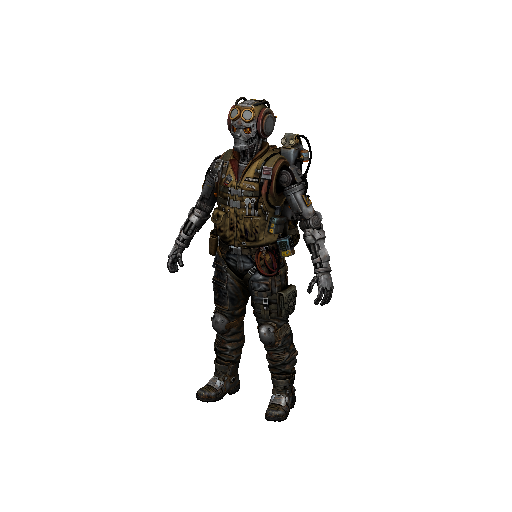 Character Aviator Engineer