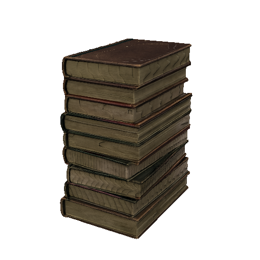 Stacked Antique Books