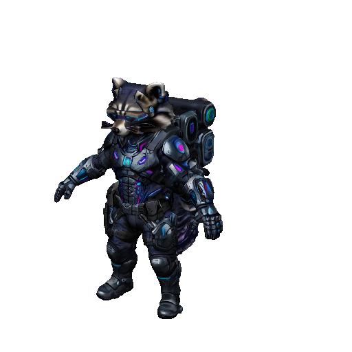 FantasyRacoon Warrior