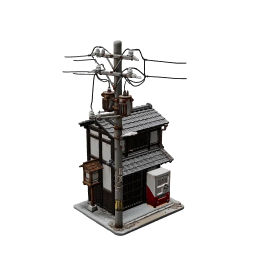 Utility Pole Set