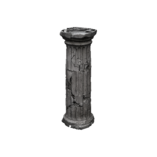 Cracked Stone Pillar