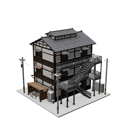 Three-Storey Apartment Block