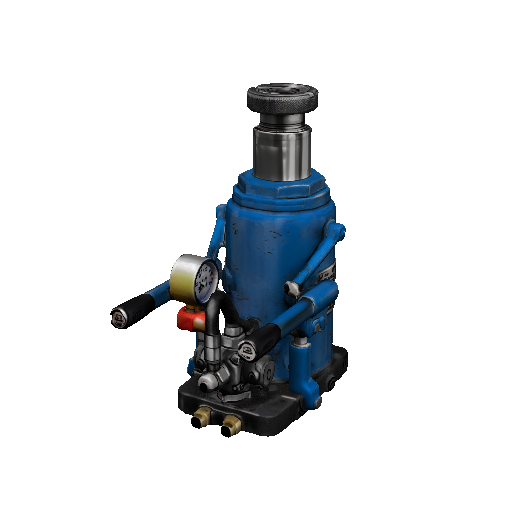 Cast High detail hydraulic jack
