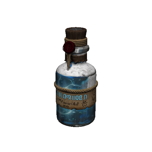 Glowing mana potion
