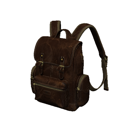 Leather backpack