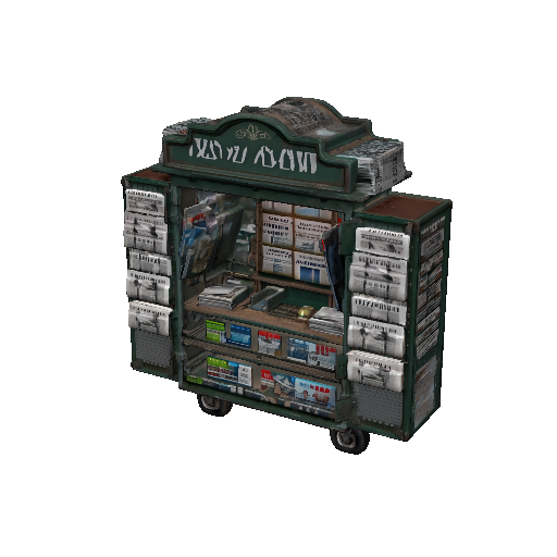 Newspaper stand