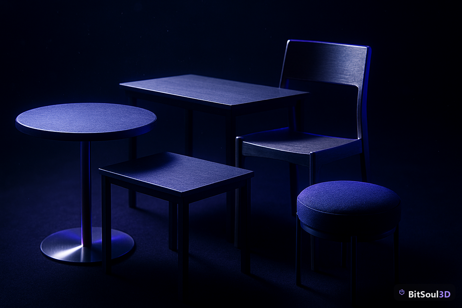 Free 3D furniture assets in Unity URP: import, lighting, and batching