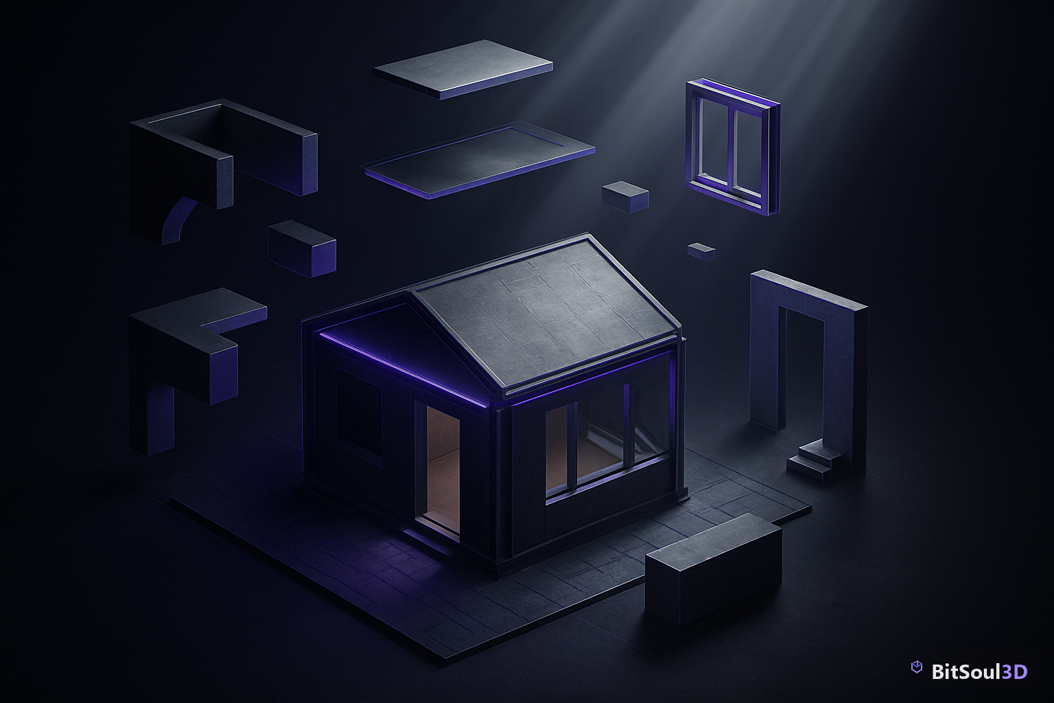 Build a Complete Game Scene with Free GLB Assets: No 3D Modeling Required