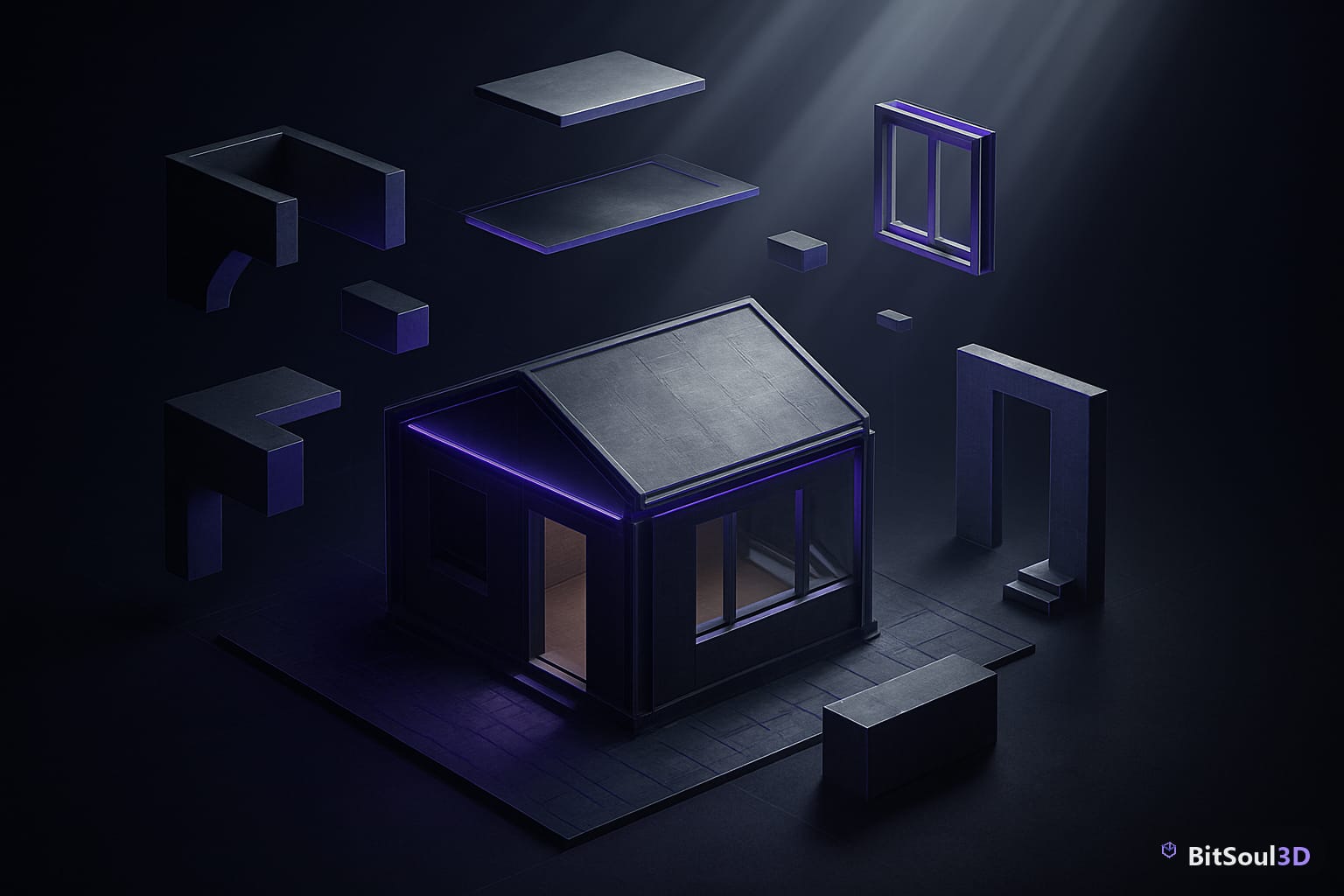 Build a Complete Game Scene with Free GLB Assets: No 3D Modeling Required