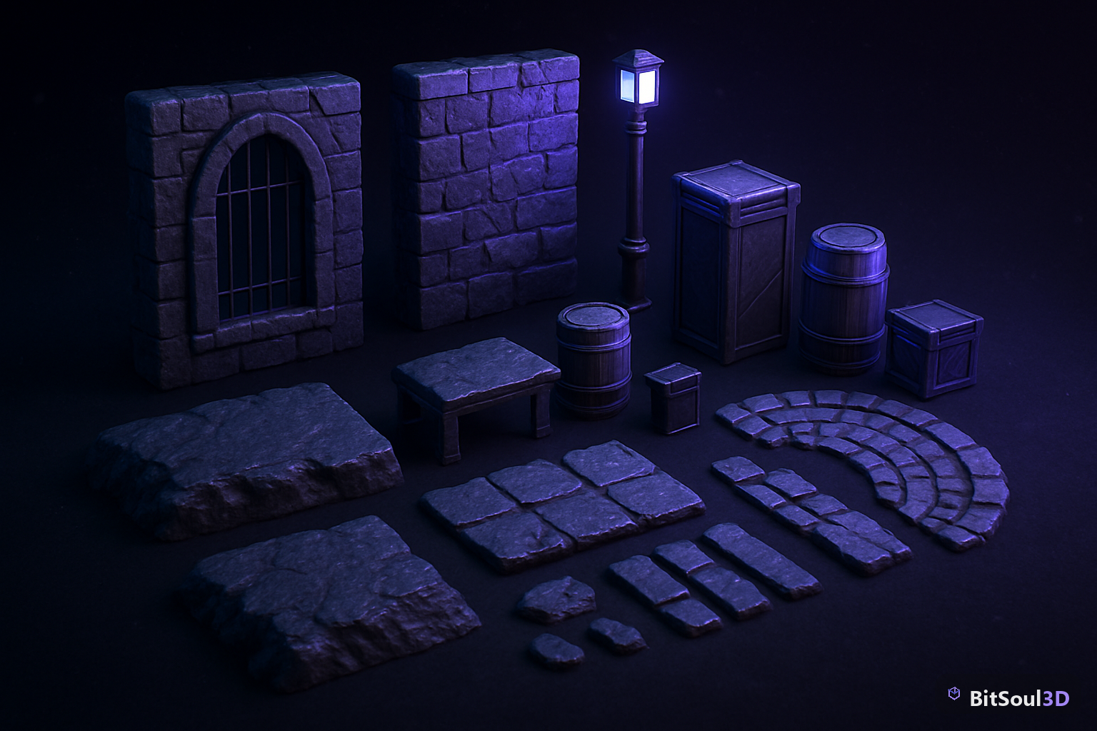 Best free GLB environment packs for Godot 4 game levels