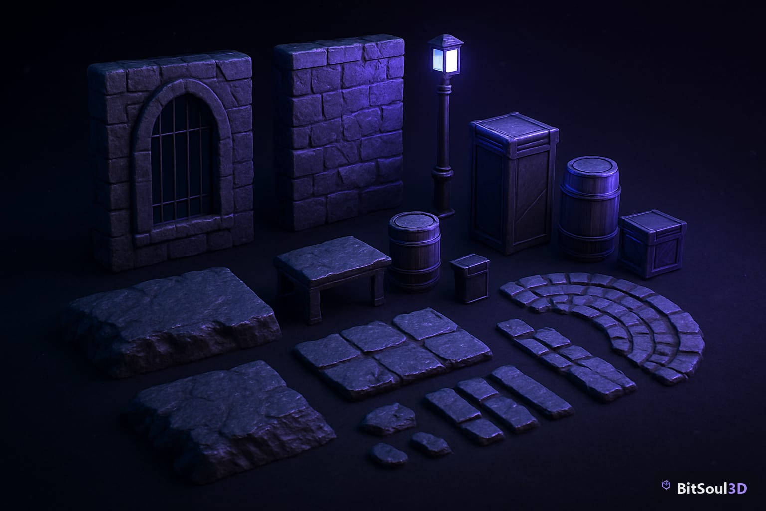 Best free GLB environment packs for Godot 4 game levels