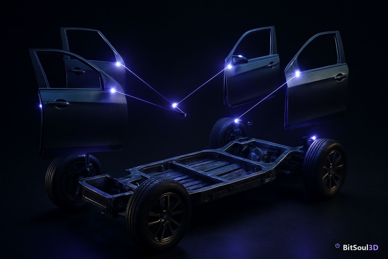 Rigging a vehicle in Blender for Unity: wheels, doors, and export