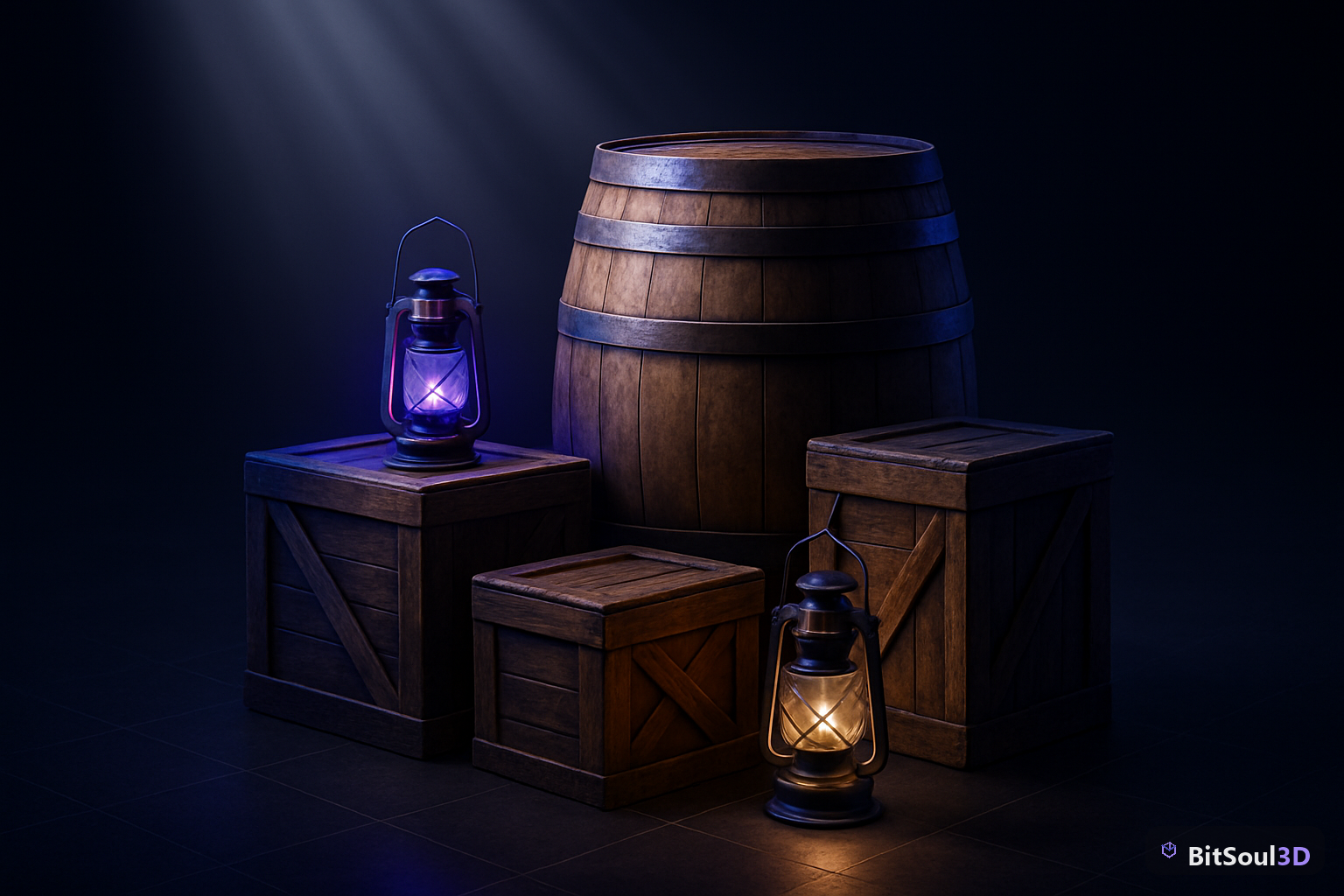 Best Free GLB Environment Props for Unity and Unreal Engine 5