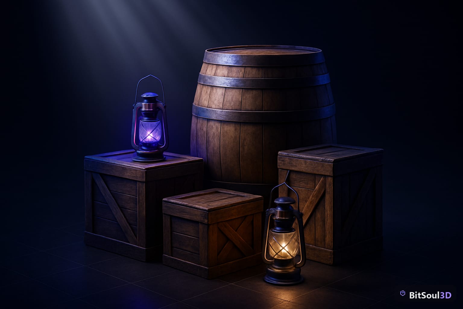 Best Free GLB Environment Props for Unity and Unreal Engine 5