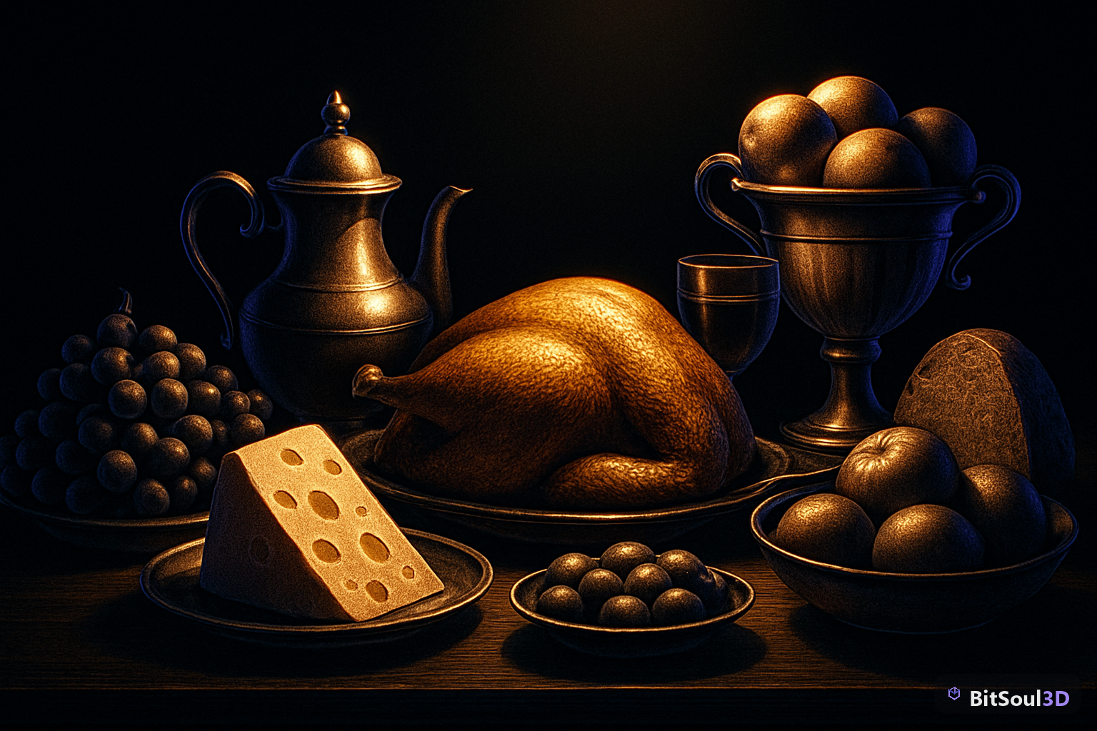 Top 20 Free Food 3D Models for Unity Games (GLB Format, Game-Ready)