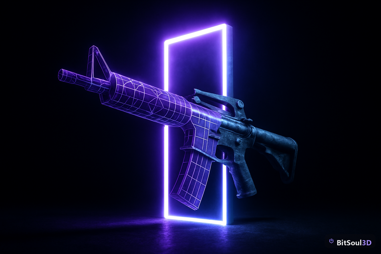 Importing free 3D weapon models into Unity, Unreal Engine 5, and Godot 4 — illustrated