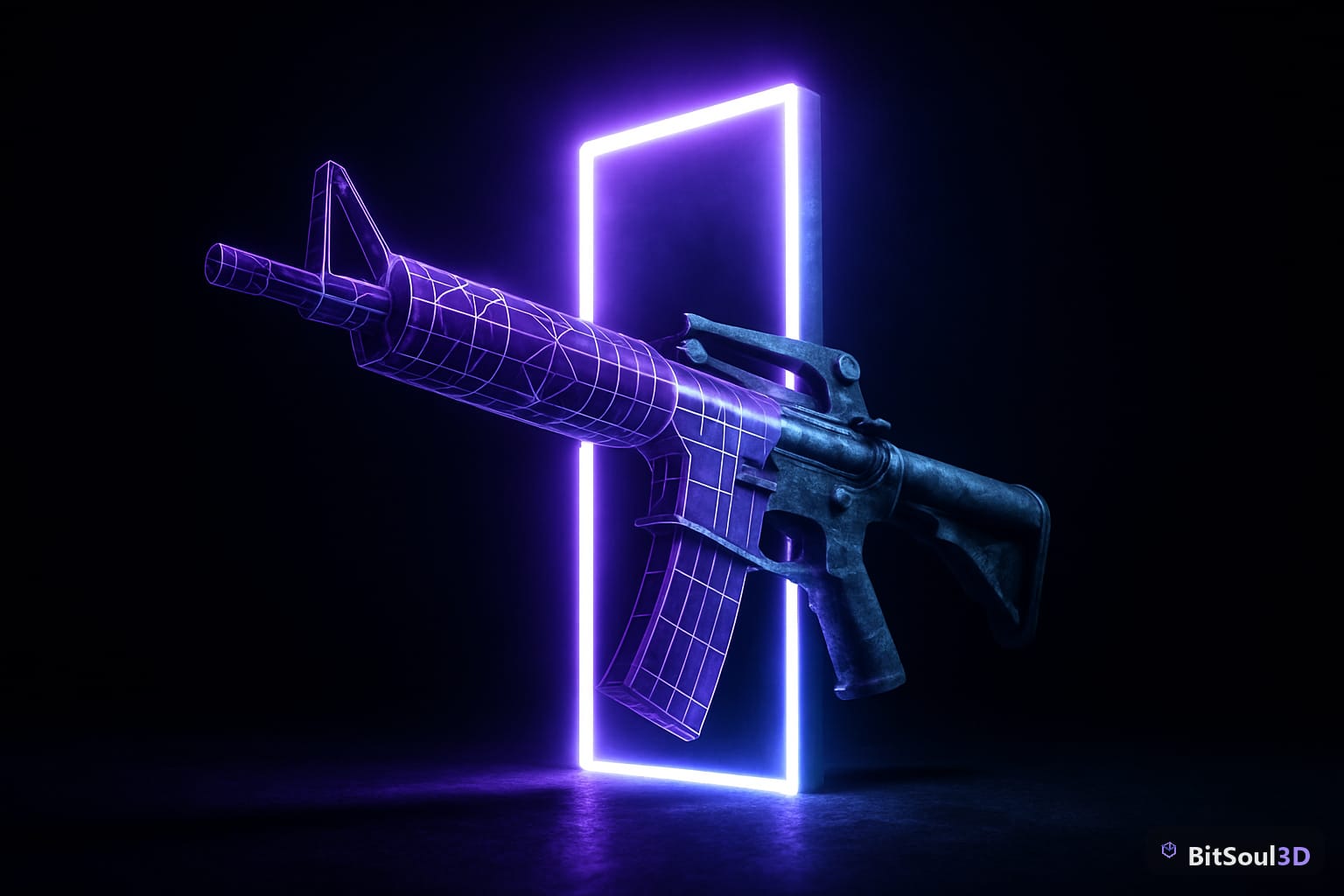Importing free 3D weapon models into Unity, Unreal Engine 5, and Godot 4 — illustrated