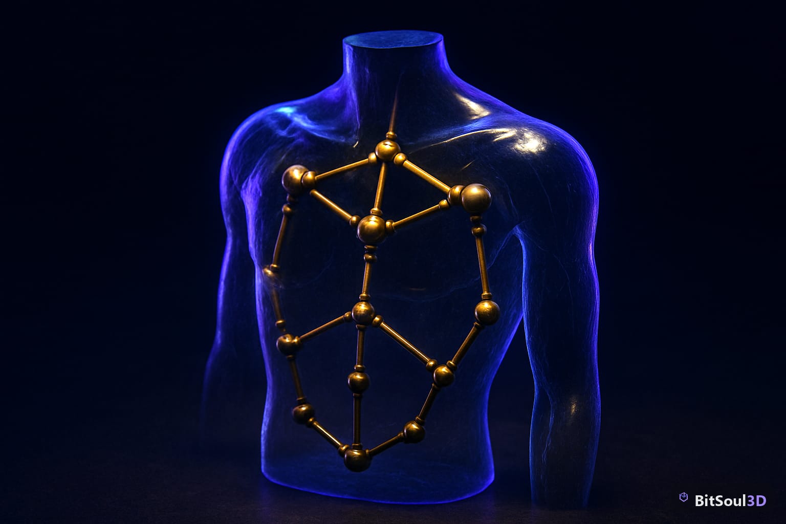 Why glTF caps every vertex at four bones — illustrated