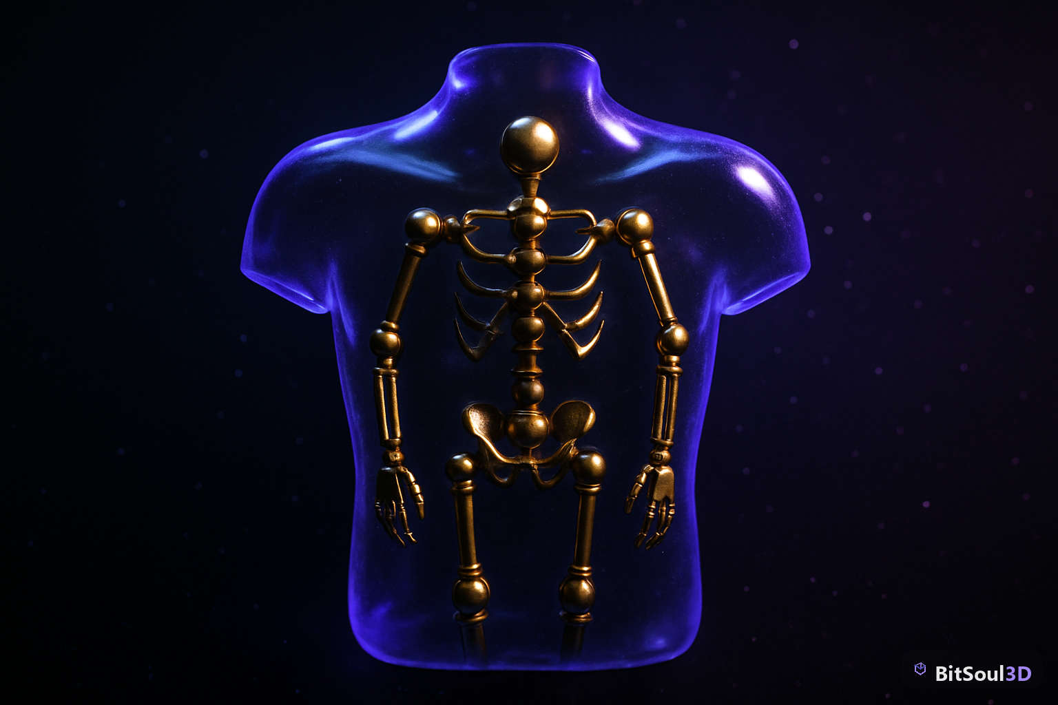 Why Godot's glTF import renames your bones — illustrated