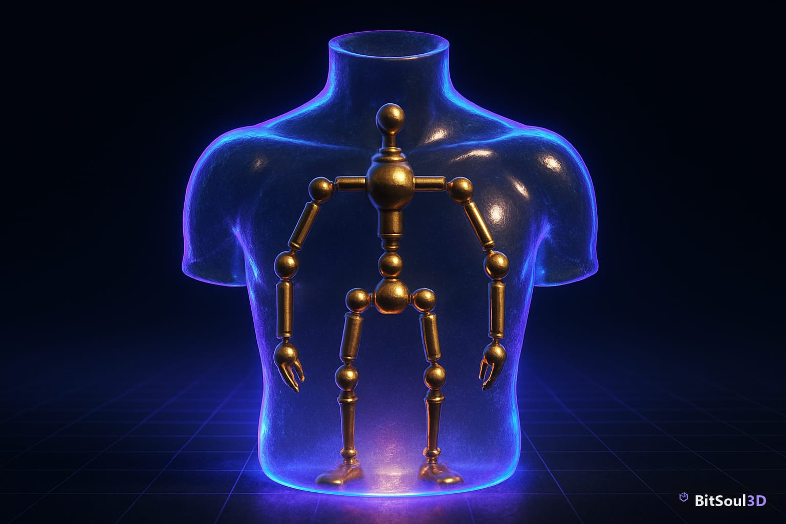 Step 2: Build the Armature in Blender — illustrated