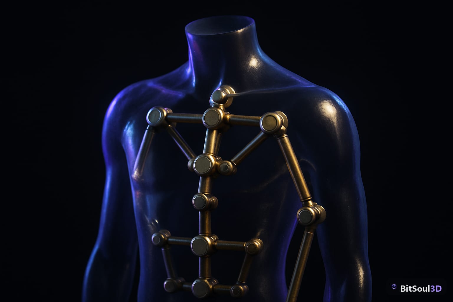 Setting up the armature with correct pivot bones — illustrated