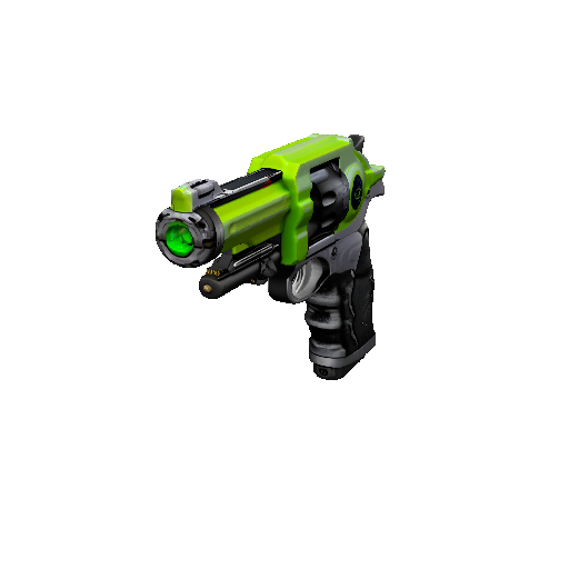 Sci fi neon arc revolver
