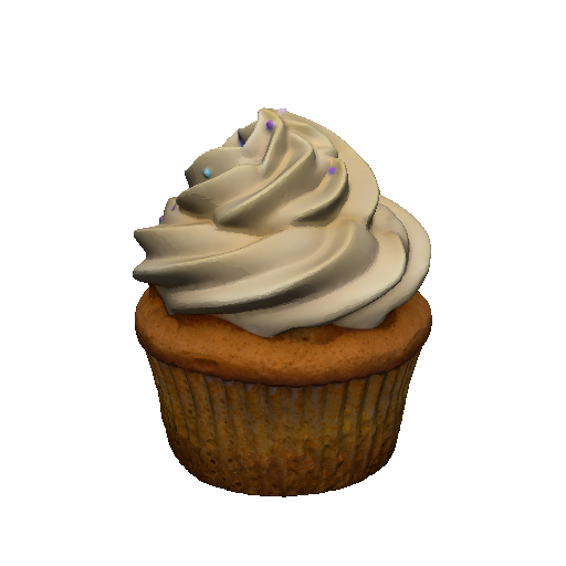 Frosted cupcake