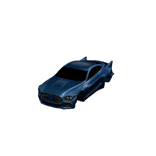 Retro Futuristic Coupe