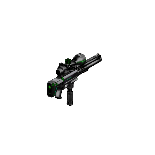 Sci fi laser rifle