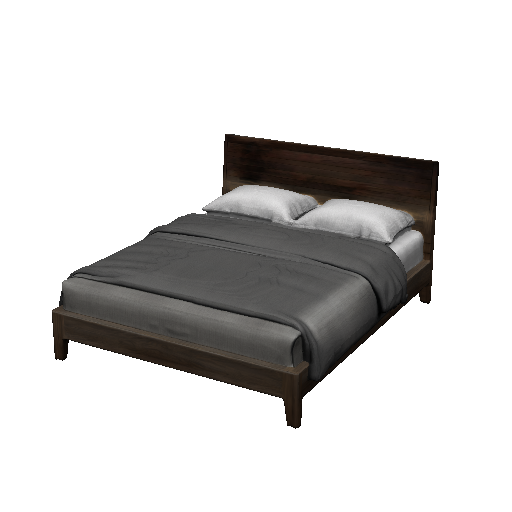 Wooden bed