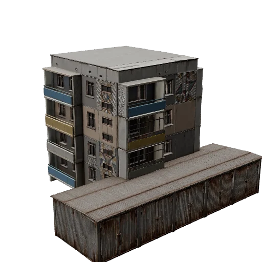 Metal Garage Row