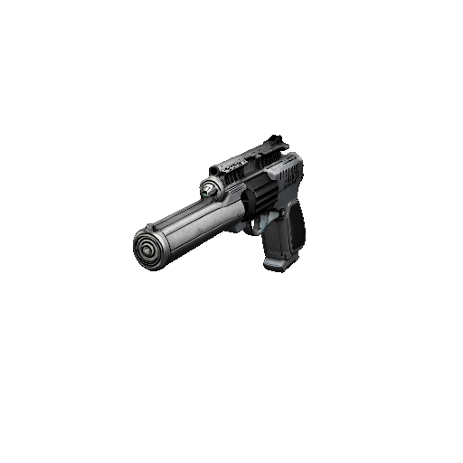 Sci fi gamma ray pistol