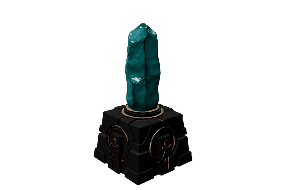 Crystal Spire — ¾ view