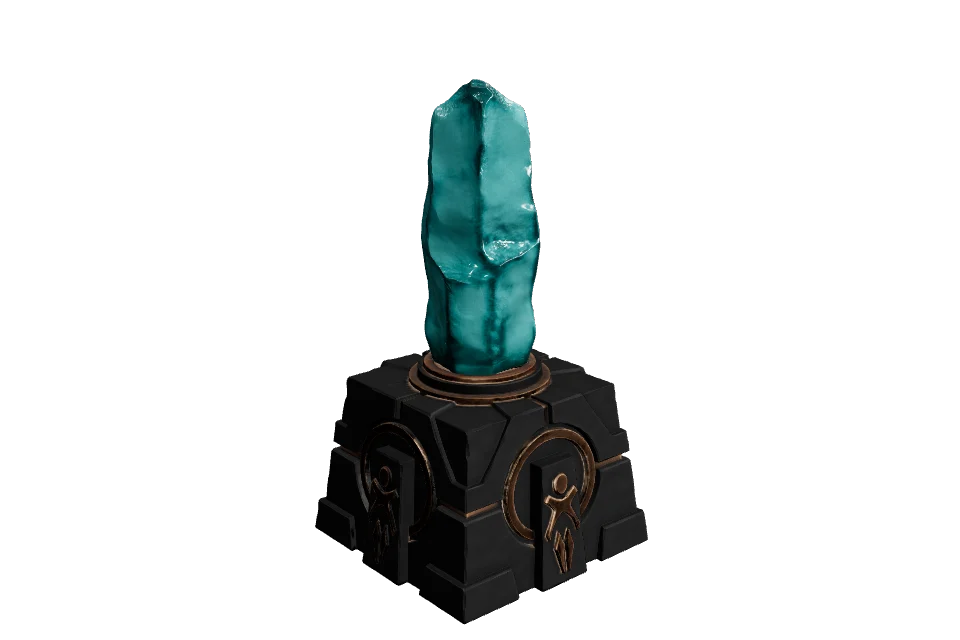Crystal Spire — ¾ view · other side