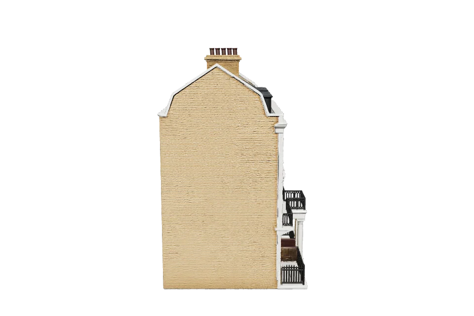 Brick Townhouse — Side