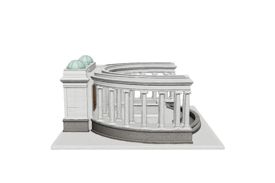 Memorial Colonnade — Side