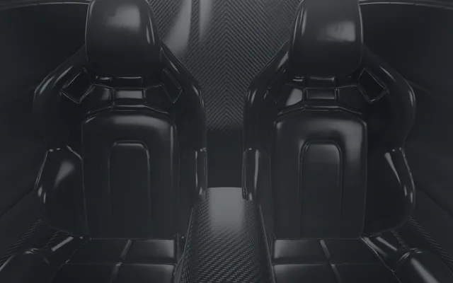 Active Aero Hypercar — Seats and carbon tunnel