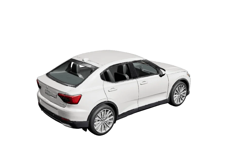 City Sedan — ¾ view · other side